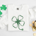 Stethoscope Clover Sweatshirt - Image 2